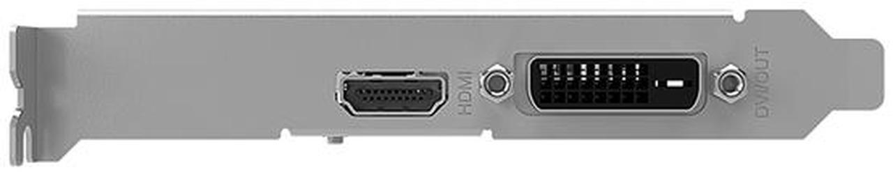 Alt view image 3 of 4 - PNY GeForce GT 1030 2GB GDDR5 PCI-Express 3.0 x16 (x4 Active) Graphics Card VCGGT10302PB-BB
