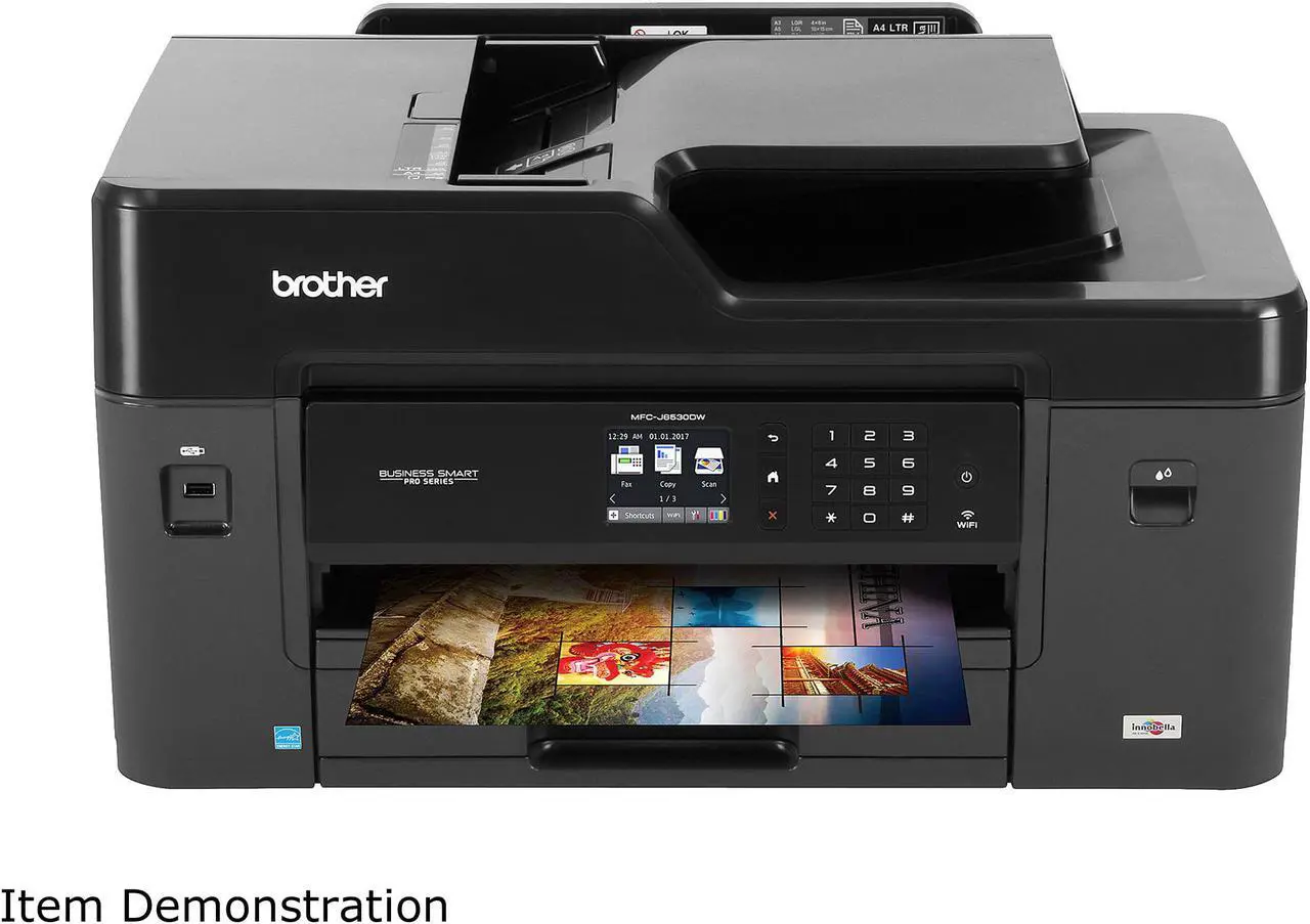 Main image of Brother MFC-J6530DW Wireless All-in-One Color Inkjet Printer with Automatic Duplex Printing