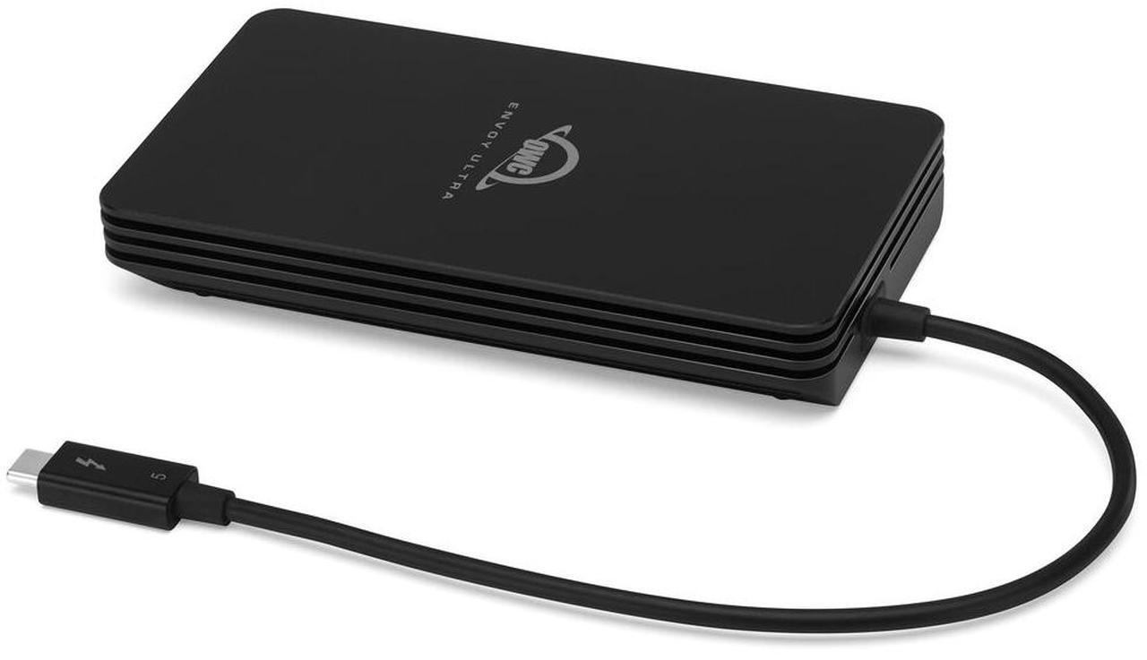 Alt view image 2 of 2 - OWC 4TB Envoy Ultra Thunderbolt 5 (80Gb/s) Portable NVMe SSD - Over 6000MB/s - The First and Fastest Thunderbolt? 5 Portable SSD - Compatible With Thunderbolt 3/4 And USB4 - Weatherproof IP