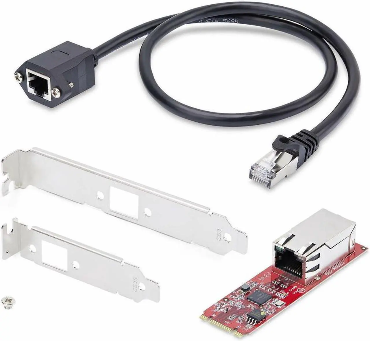 Alt view image 6 of 9 - StarTech.com 1-Port 2.5GbE M.2 2280 Network Card, NBASE-T PCIe Ethernet Card, Intel I225-V, Multi-Gigabit Desktop NIC/LAN Card, TAA