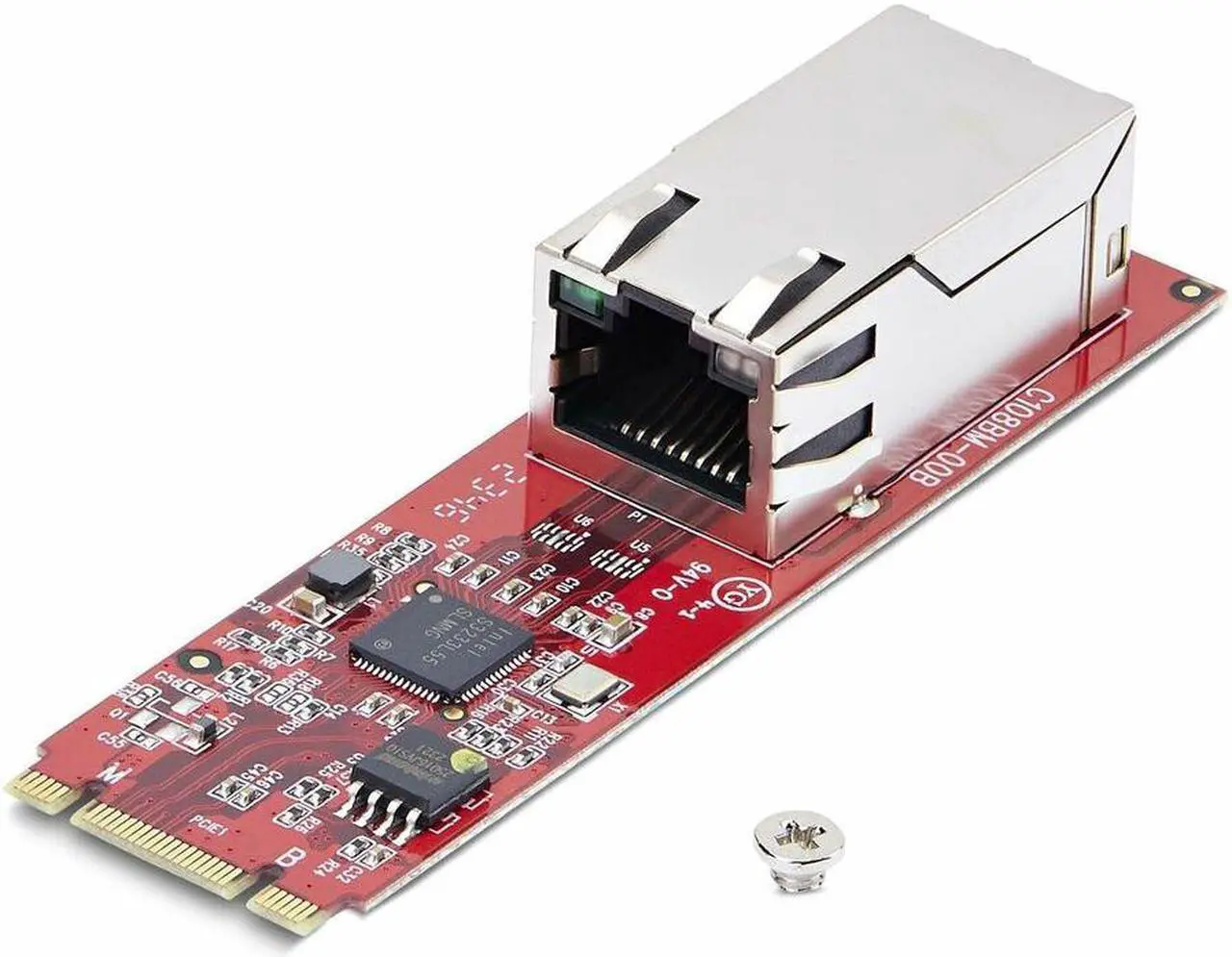 Alt view image 5 of 9 - StarTech.com 1-Port 2.5GbE M.2 2280 Network Card, NBASE-T PCIe Ethernet Card, Intel I225-V, Multi-Gigabit Desktop NIC/LAN Card, TAA