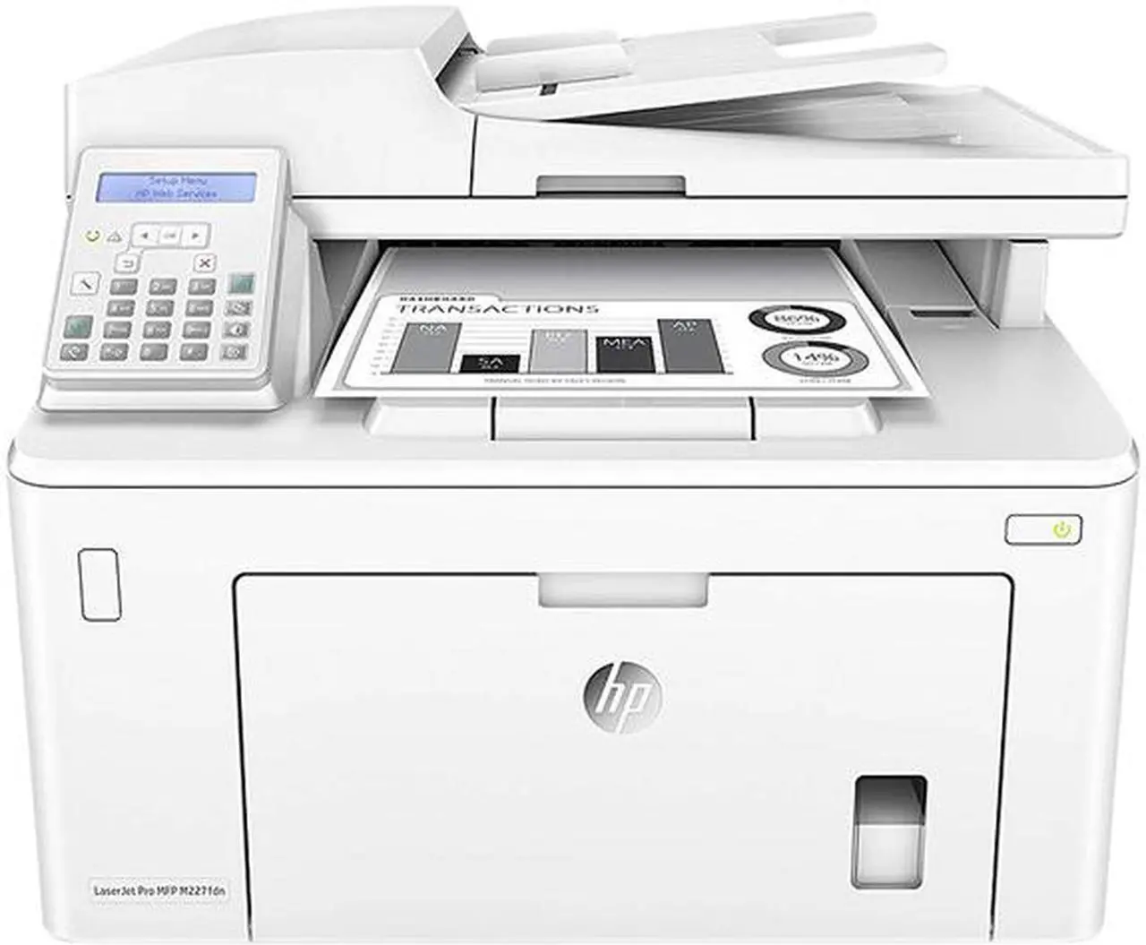 Main image of HP Inc. LaserJet Pro MFP M227fdn Multifunction Printer Copy; Fax; Print; Scan