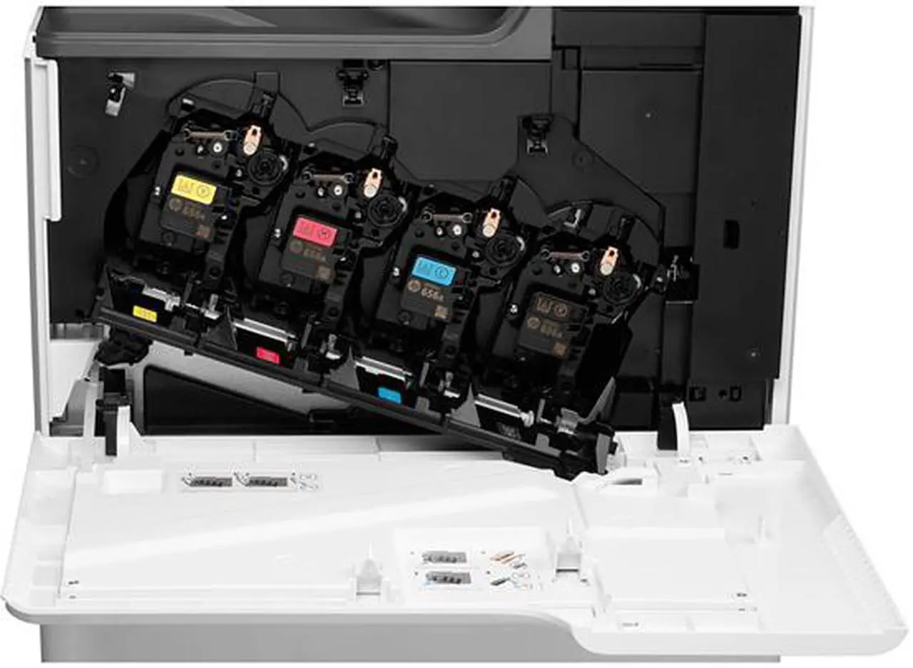 Alt view image 4 of 4 - HP LaserJet Enterprise MFP M681f - Multifunction printer - color - laser Color Laserjet Enterprise MFP M681F Printer
