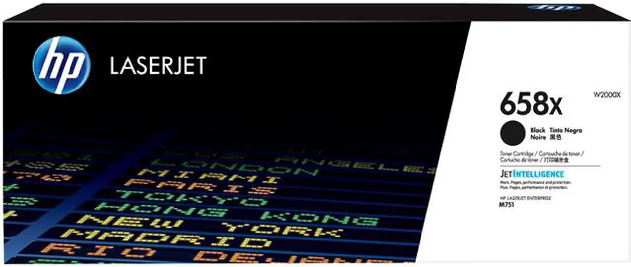 Main image of HP 658X Toner Cartridge Black W2000X