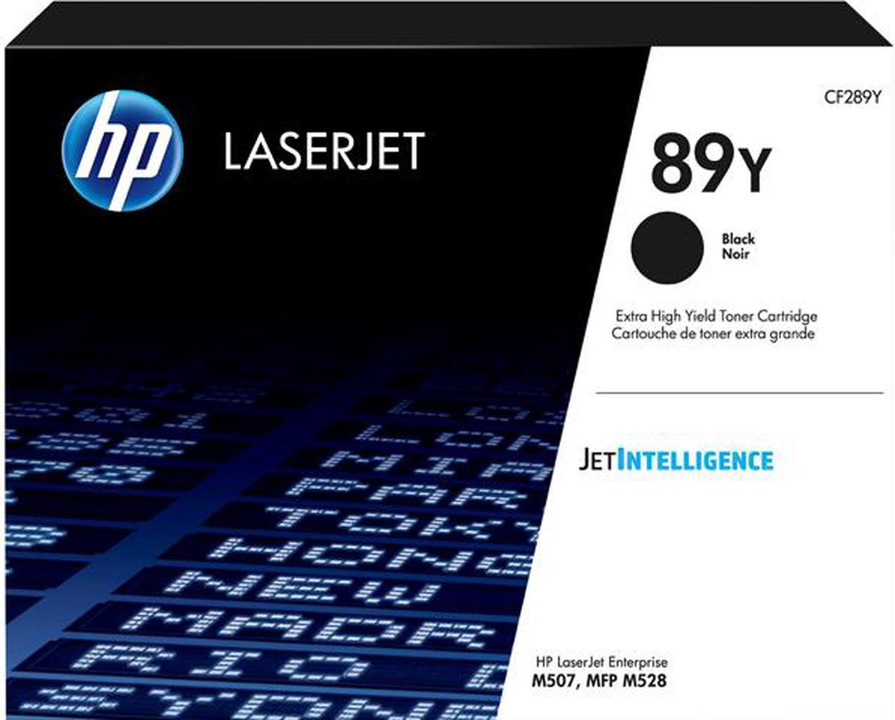 HP 89Y Extra High Yield Black Original LaserJet Toner Cartridge, ~20,000 pages,