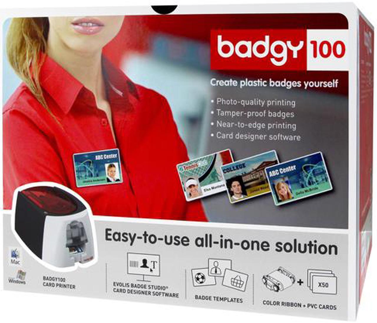 Alt view image 7 of 7 - EVOLIS BADGY100 COLOR ID CARD PRINTER