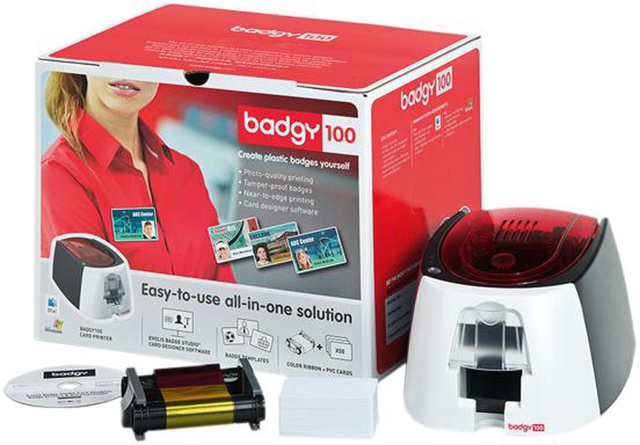 Alt view image 6 of 7 - EVOLIS BADGY100 COLOR ID CARD PRINTER