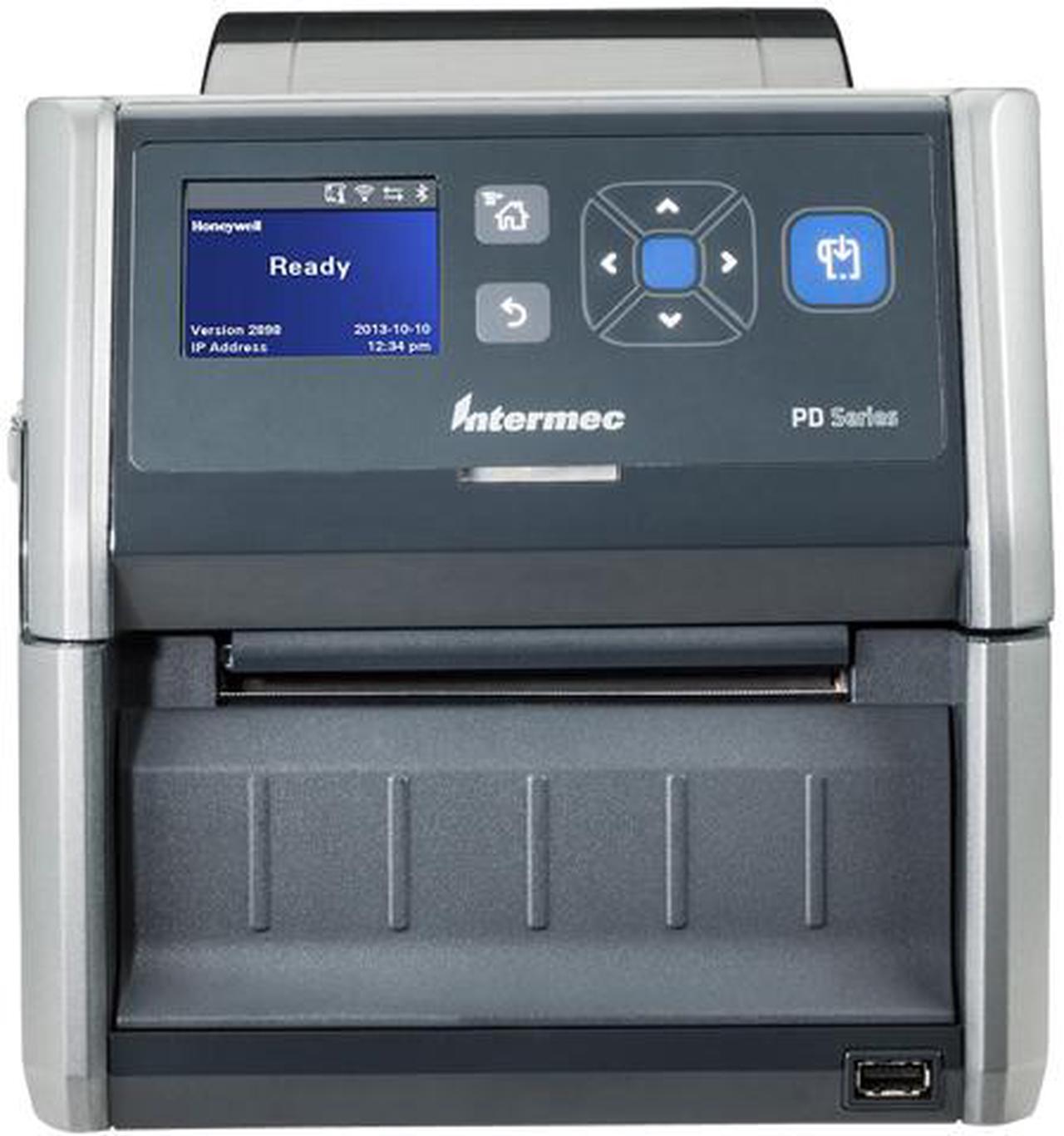 Main image of Honeywell (Intermec) PD43A 4" Light Industrial Thermal Transfer Label Printer, LCD, 203 dpi, USB, USB Host, Ethernet, LAN, WiFi NA, Bluetooth, US - PD43A03300010201