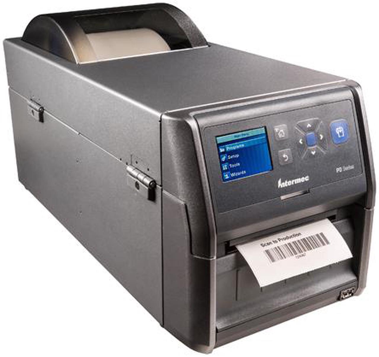 Alt view image 3 of 3 - Honeywell (Intermec) PD43A 4" Light Industrial Thermal Transfer Label Printer, LCD, 203 dpi, USB, USB Host, Ethernet, LAN, WiFi NA, Bluetooth, US - PD43A03300010201