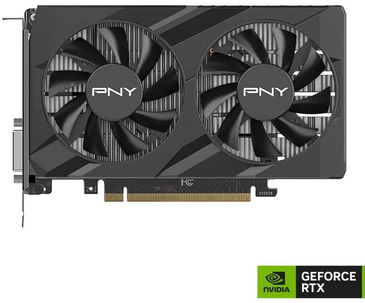 Alt view image 2 of 8 - PNY VERTO GeForce RTX 3050 6GB GDDR6 PCI Express 4.0 x16 Graphics Card VCG30506DFXPB1