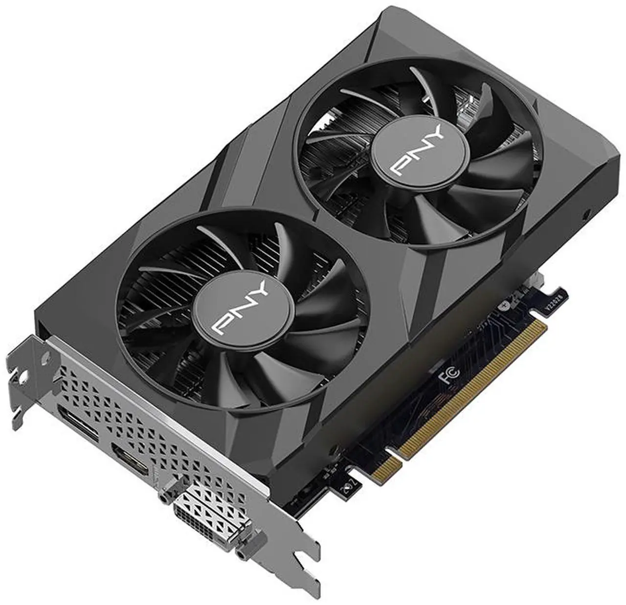 Alt view image 3 of 8 - PNY VERTO GeForce RTX 3050 6GB GDDR6 PCI Express 4.0 x16 Graphics Card VCG30506DFXPB1