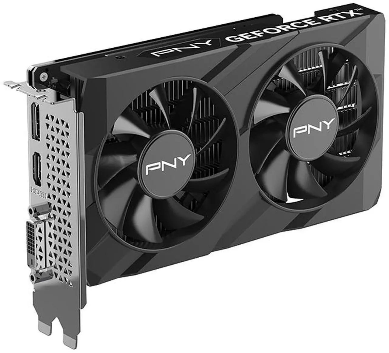 Alt view image 4 of 8 - PNY VERTO GeForce RTX 3050 6GB GDDR6 PCI Express 4.0 x16 Graphics Card VCG30506DFXPB1