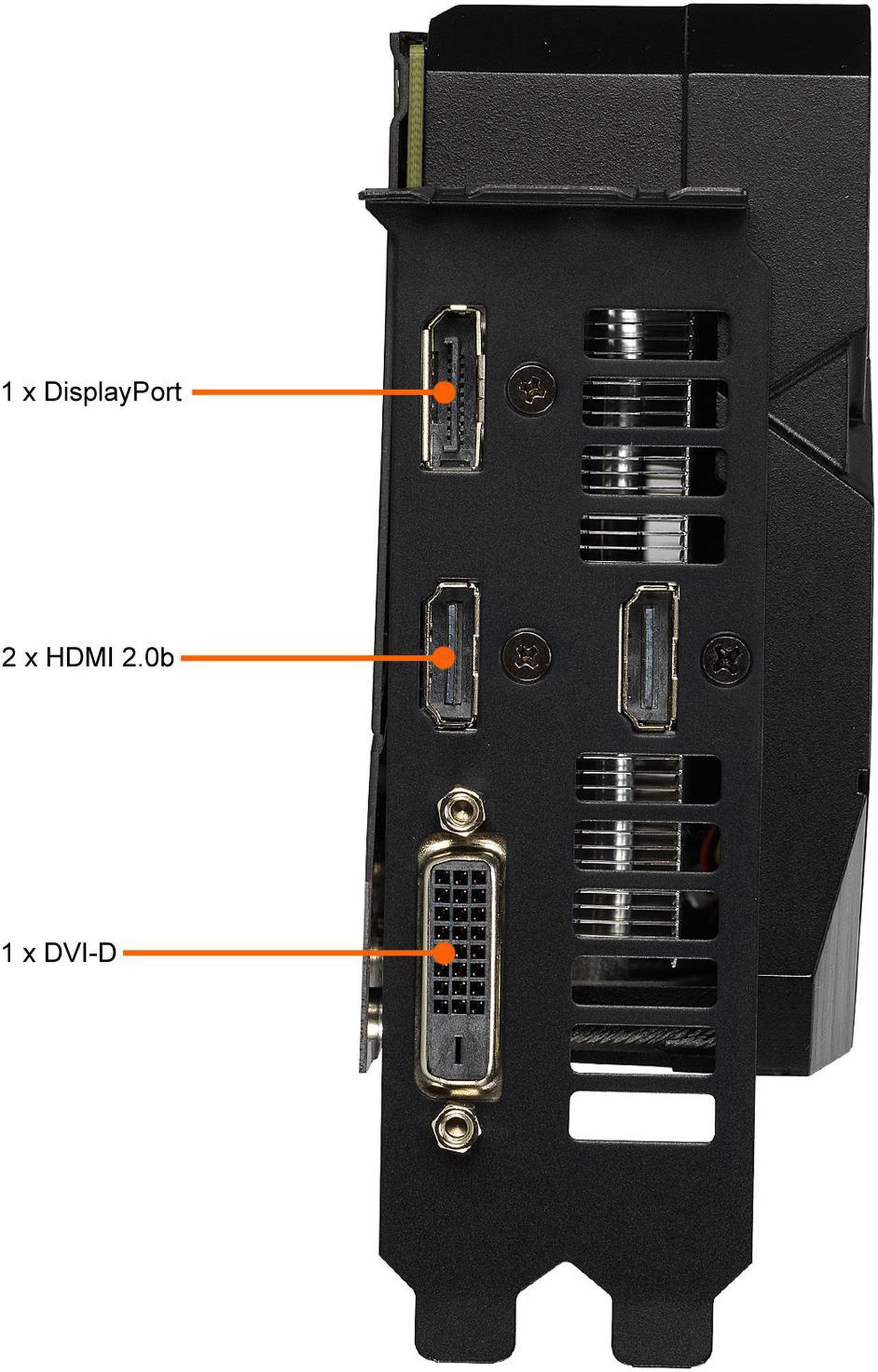 Alt view image 3 of 9 - ASUS GeForce RTX 2060 DUAL EVO 6 GB GDDR6 Graphics Card (DUAL-RTX2060-6G-EVO)