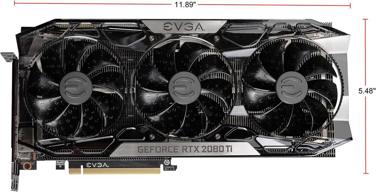 Alt view image 2 of 9 - EVGA GeForce RTX 2080 Ti FTW3 ULTRA GAMING, 11G-P4-2487-KR, 11GB GDDR6, iCX2 & RGB LED