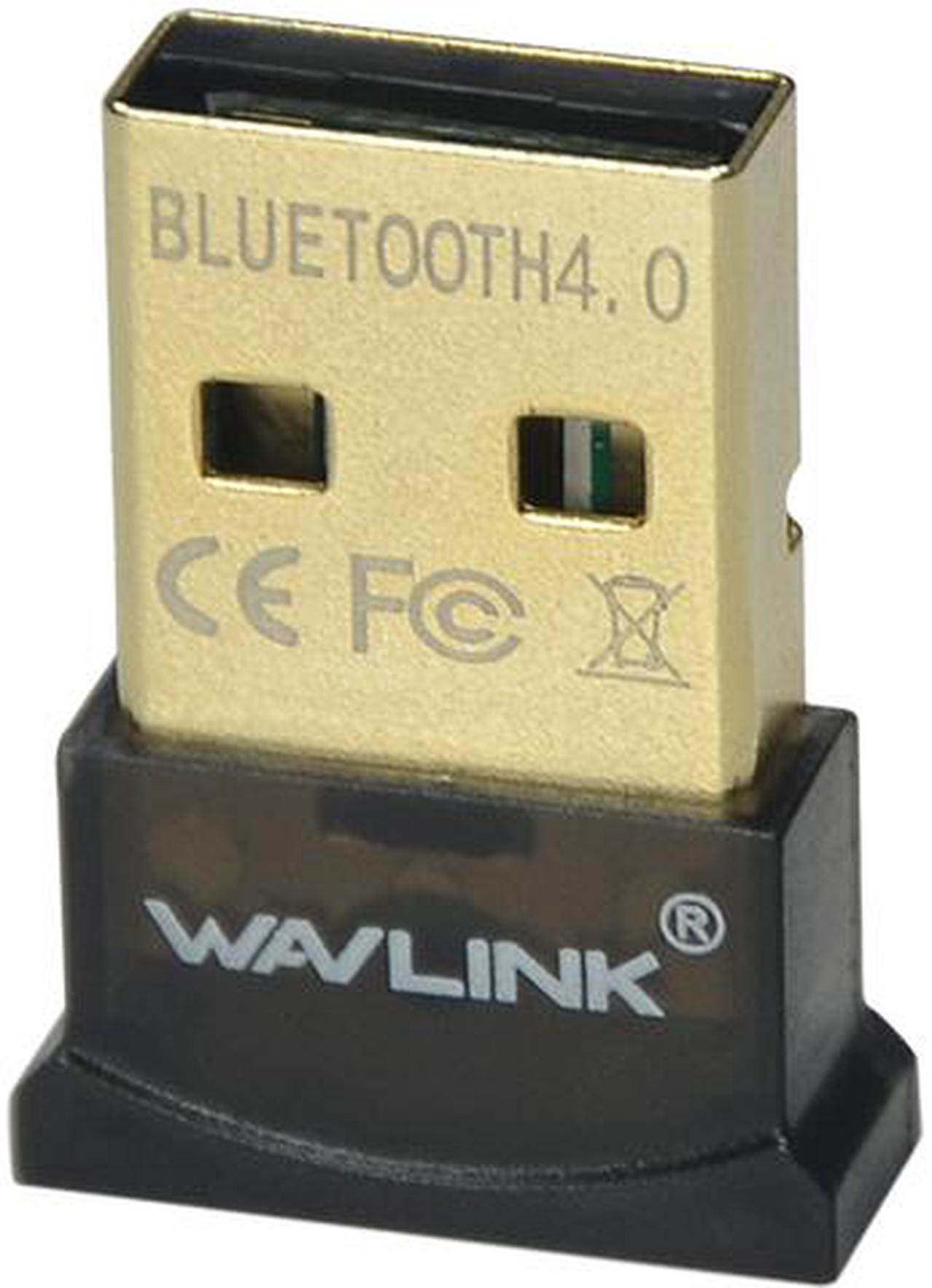 Wavlink Nano Wireless Bluetooth CSR 4.0 Dongle Adapter Bluetooth V4.0 USB Adapter CSR Chip Dongle Stick EDR USB 2.0 Dual-Mode Support Bluetooth Voice data/Music/Printer for laptop/Pad/Headser/BTMpblie