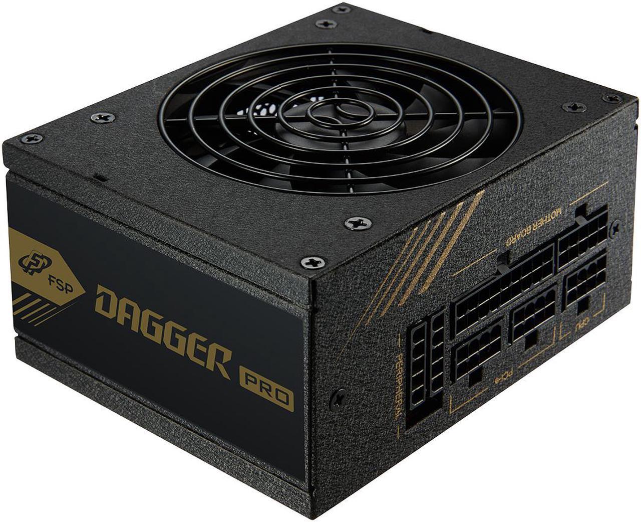 Alt view image 4 of 6 - FSP Dagger Pro 650W Mini ITX Solution / SFX 12V / Micro ATX 80 Plus Gold Certified Full Modular VR / 4K Ready Gaming Power Supply (SDA2-650)