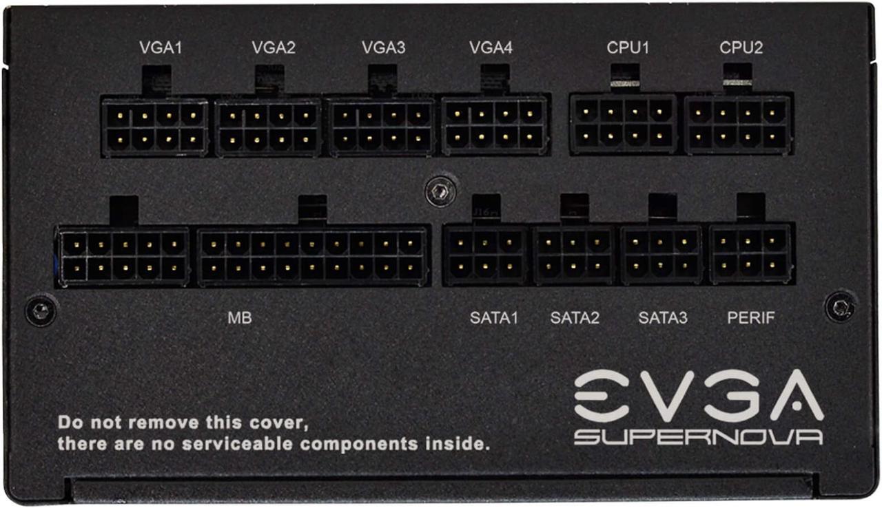 Alt view image 6 of 9 - EVGA SuperNOVA 750 GA, 80 Plus Gold 750W, Fully Modular, Eco Mode, 10 Year Warranty, Includes Power ON Self Tester, Compact 150mm Size, Power Supply 220-GA-0750-X1