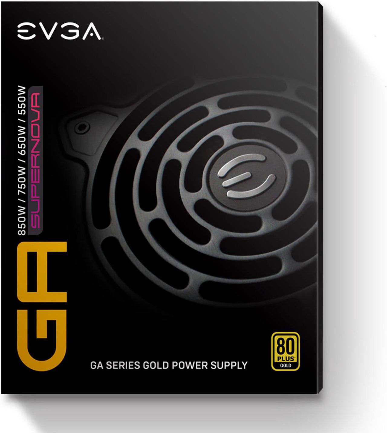 Alt view image 8 of 9 - EVGA SuperNOVA 750 GA, 80 Plus Gold 750W, Fully Modular, Eco Mode, 10 Year Warranty, Includes Power ON Self Tester, Compact 150mm Size, Power Supply 220-GA-0750-X1