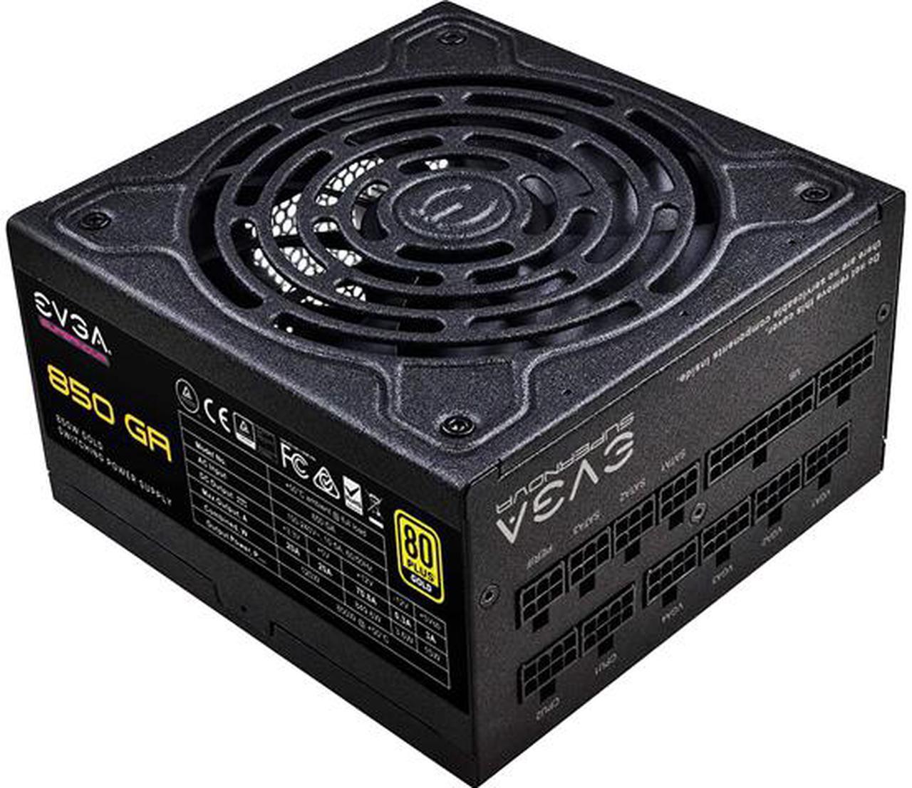 Main image of EVGA SuperNOVA 850 GA, 80 Plus Gold 850W, Fully Modular, Eco Mode, 10 Year Warranty, Includes Power ON Self Tester, Compact 150mm Size, Power Supply 220-GA-0850-X1