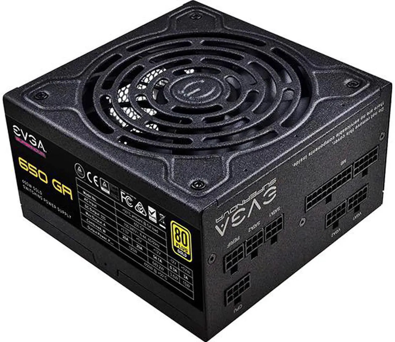 Main image of EVGA SuperNOVA 650 GA, 80 Plus Gold 650W, Fully Modular, ECO Mode with Dbb Fan, 10 Year Warranty, Compact 150mm Size, Power Supply 220-GA-0650-X1