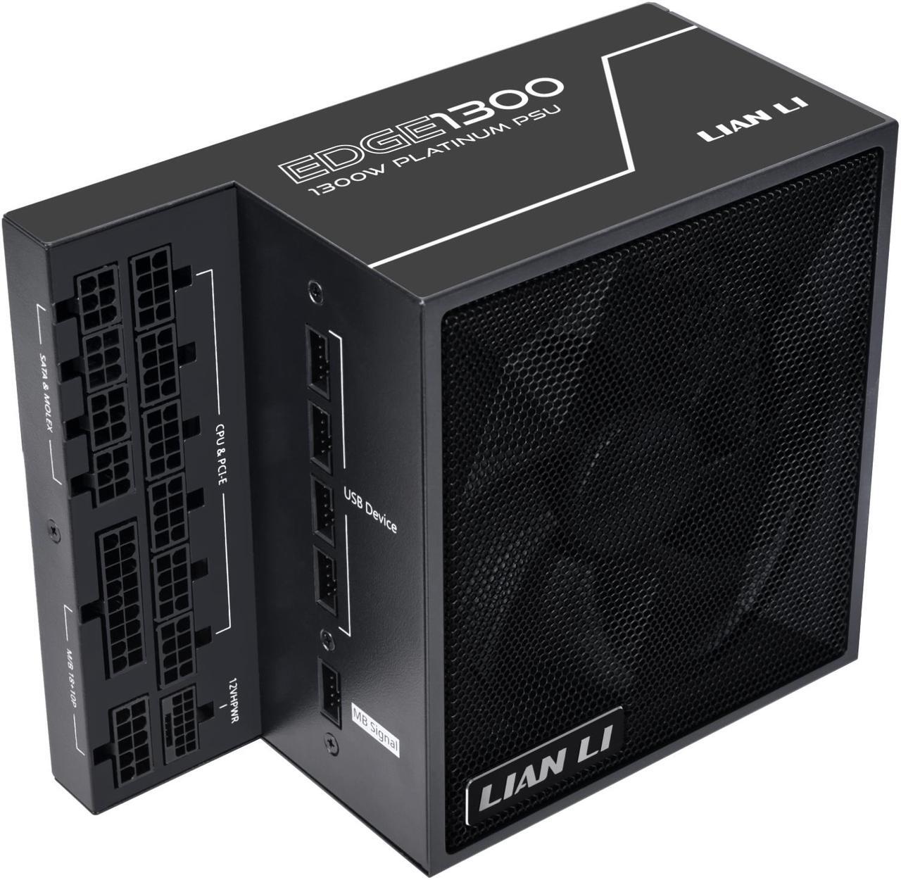 Main image of LIAN LI Edge series EG1300 Black, 1300W ATX12V v3.1, 80 PLUS PLATINUM Certified , Full Modular Power Supply