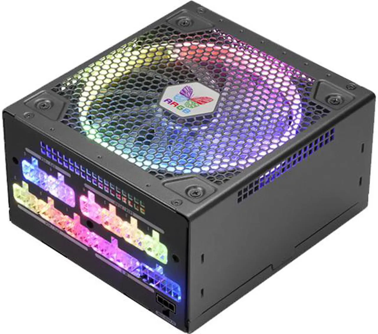 Main image of Super Flower Leadex III ARGB 650W 80+ Gold, 10 Years Warranty, Addressable LEDs With 5V Motherboard Sync/Analog Controlled, ECO Fanless & Silent Mode, Full Modular Power Supply, SF-650F14RG