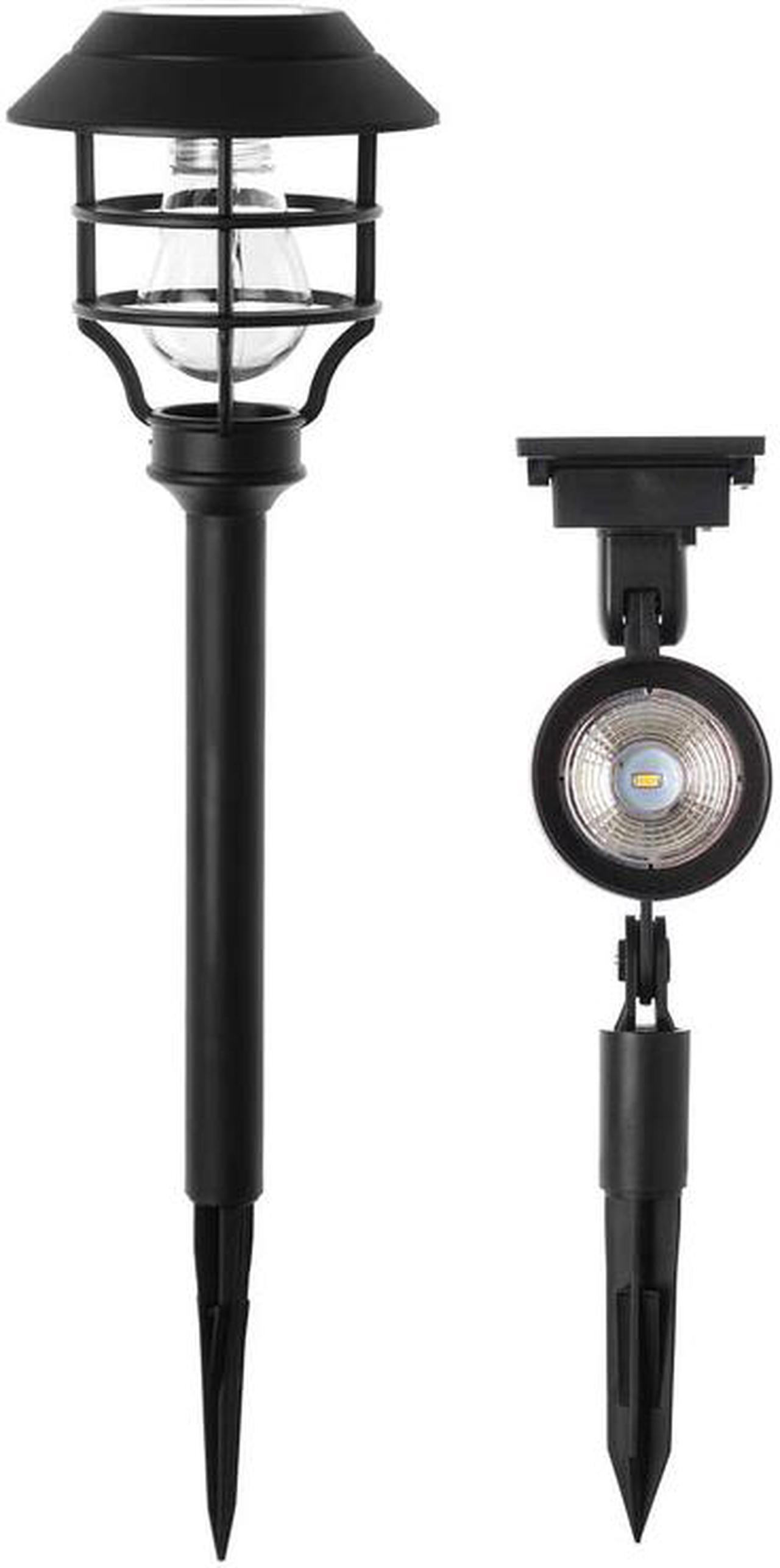 Alt view image 2 of 18 - Home Zone Security Solar Path Lights - Outdoor Decorative Pathway Light and Spotlight Variety Pack, 8-Pack
