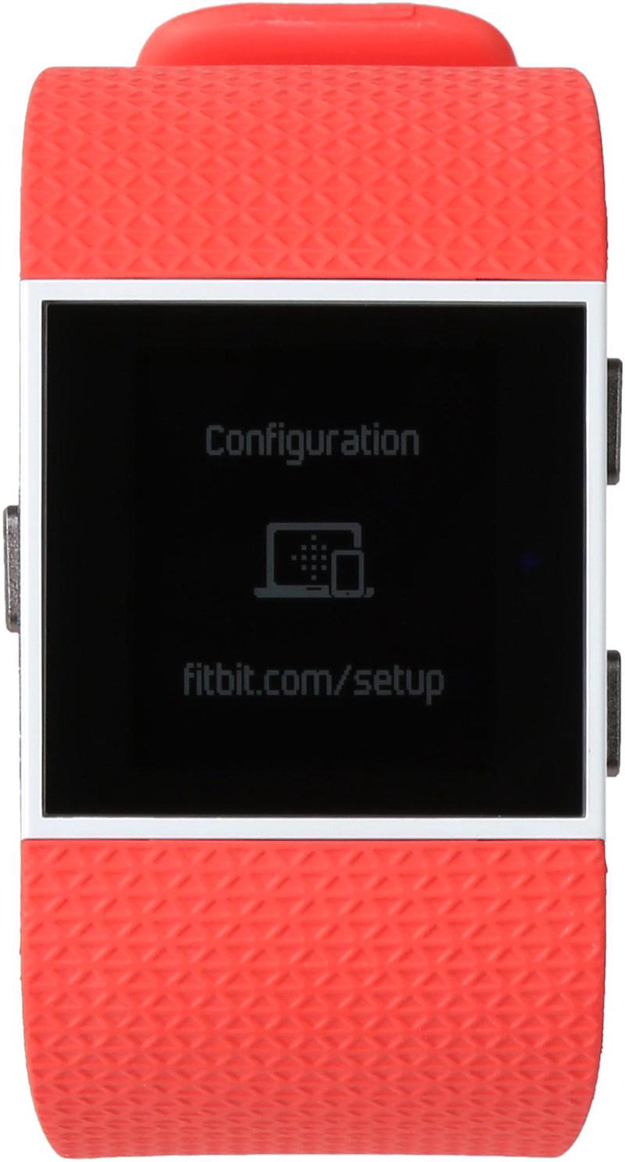 Alt view image 2 of 7 - Fitbit Surge GPS Activity Tracker (Tangerine, Large)
