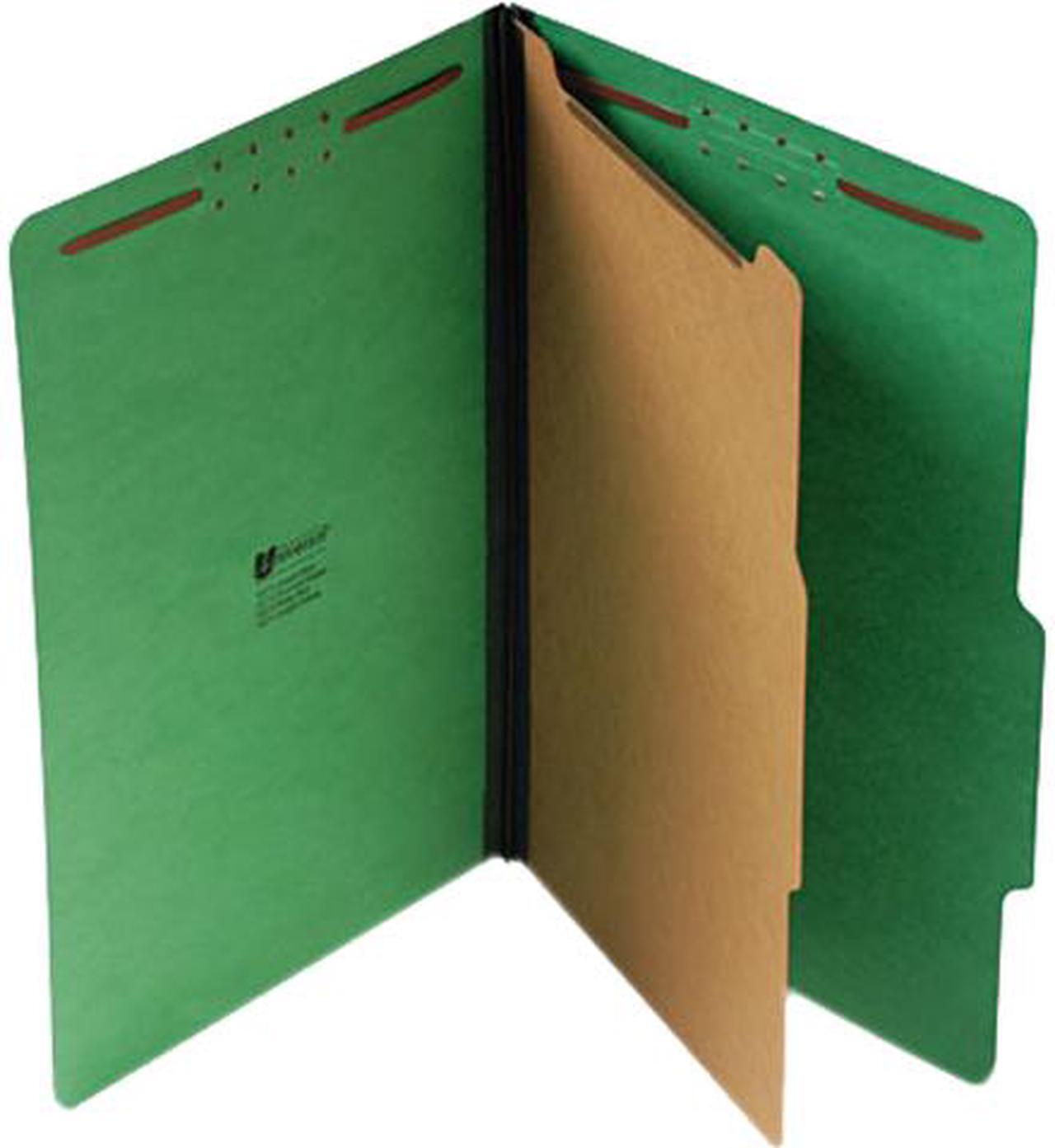 Main image of Pressboard Folder, Legal, Four-Section, Emerald Green, 10/Box
