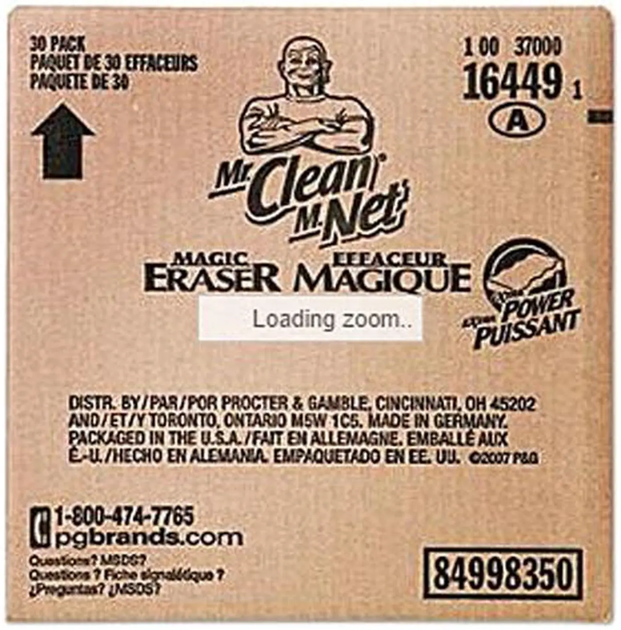 Alt view image 2 of 2 - Magic Eraser Extra Power, 4 3/5 x 2 2/5", 7/10" Thick, White, 30/Carton