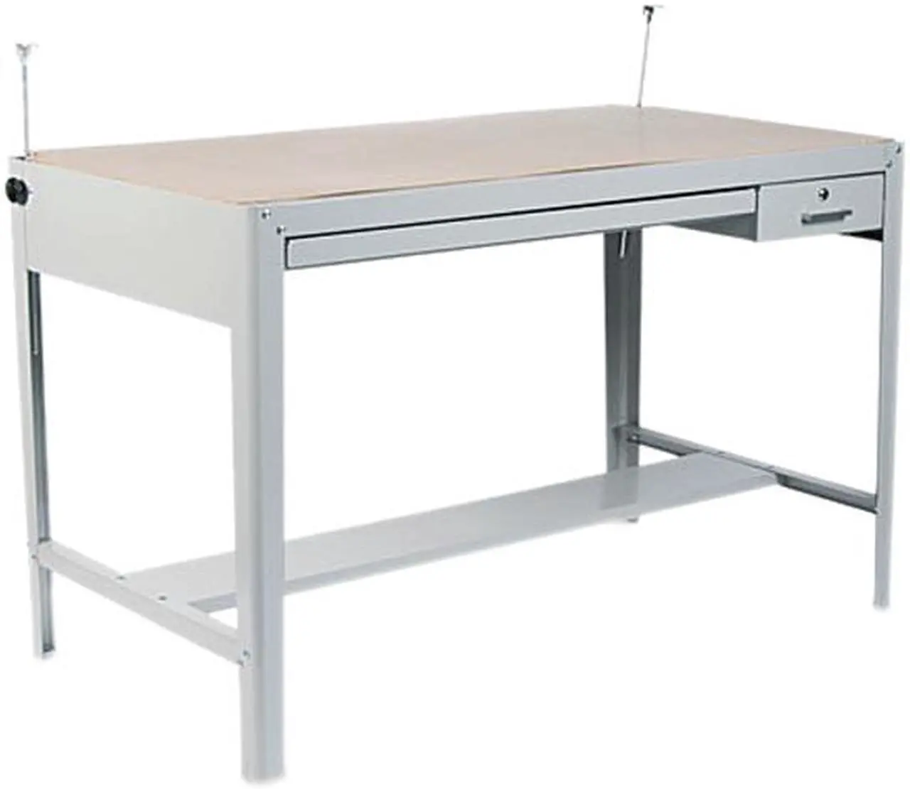 Main image of Safco 3962GR Precision Drafting Table Base 35.5" Height - Steel - Gray
