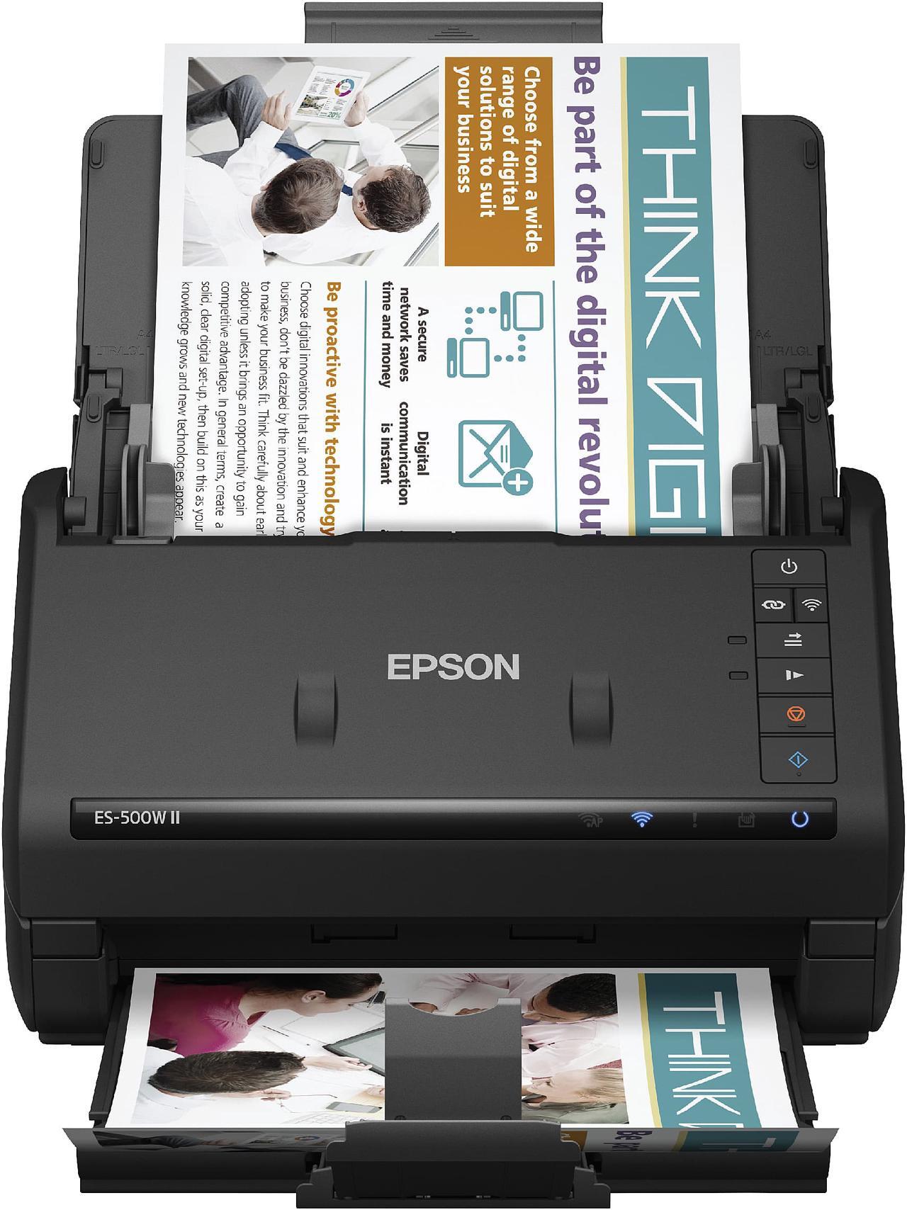 Alt view image 7 of 19 - Epson ES-500W II Wireless Duplex Document Scanner (B11B263201)