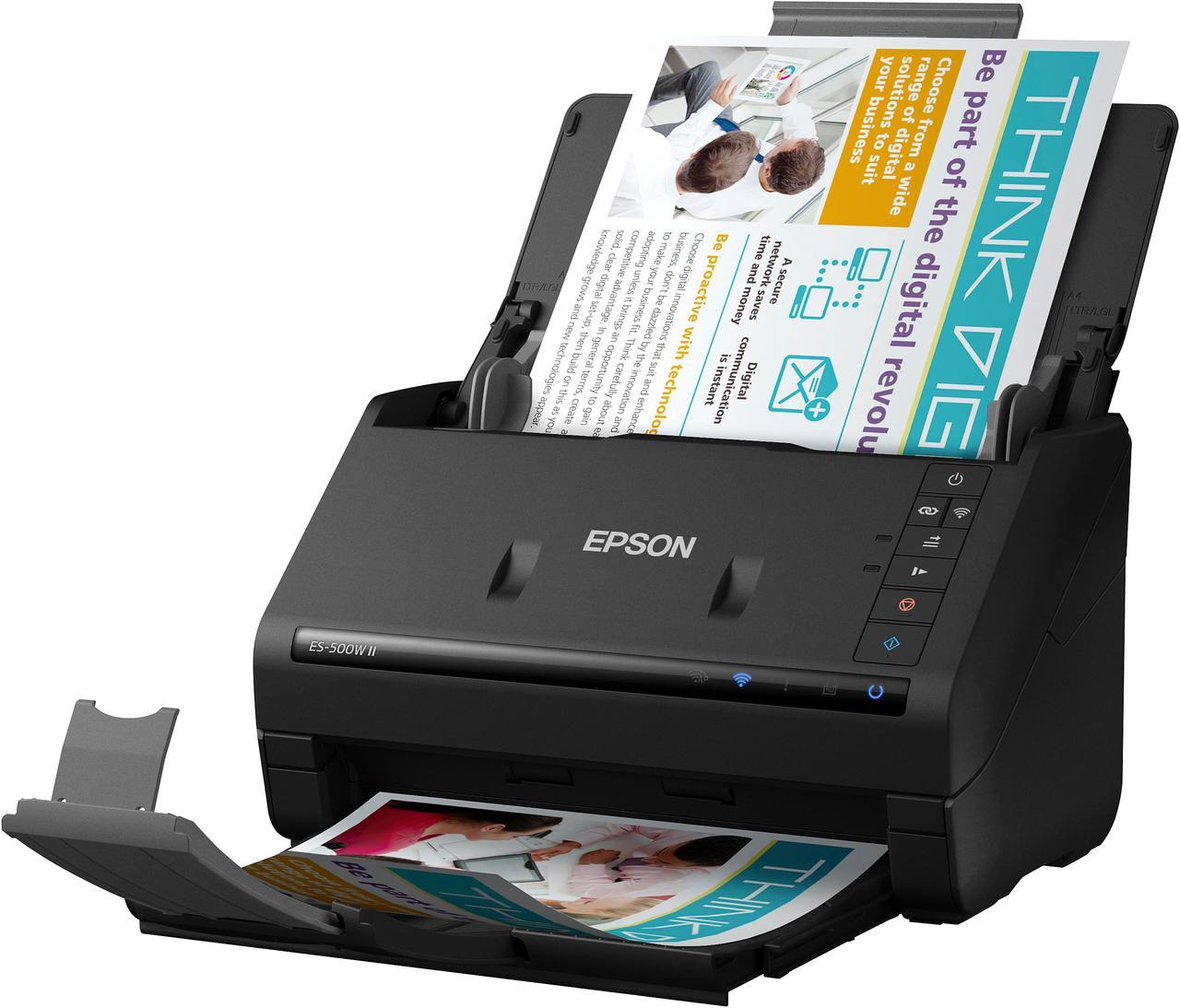 Alt view image 8 of 19 - Epson ES-500W II Wireless Duplex Document Scanner (B11B263201)