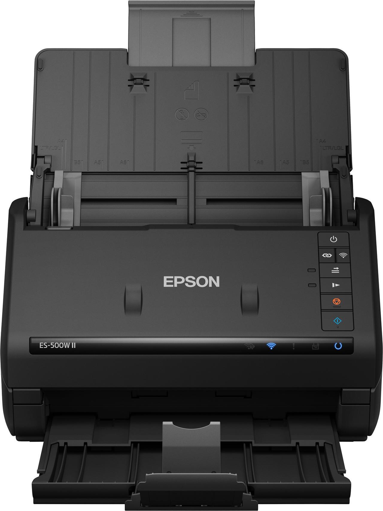 Alt view image 4 of 19 - Epson ES-500W II Wireless Duplex Document Scanner (B11B263201)