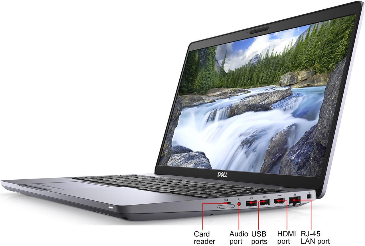 Alt view image 5 of 7 - DELL Laptop Latitude 5511 Intel Core i5-10300H 8GB Memory 256 GB PCIe SSD Intel UHD Graphics 15.6" Non-Touch Screen Windows 10 Pro 64-bit VVGGR