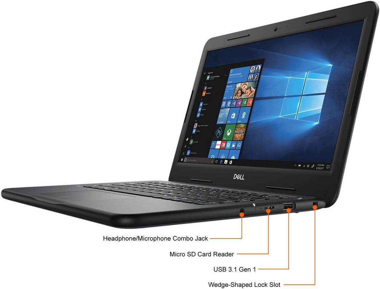 Alt view image 5 of 7 - Dell Latitude 3310 13.3" 4GB 128GB Intel Core i3-8145U X2 2.1GHz, Black