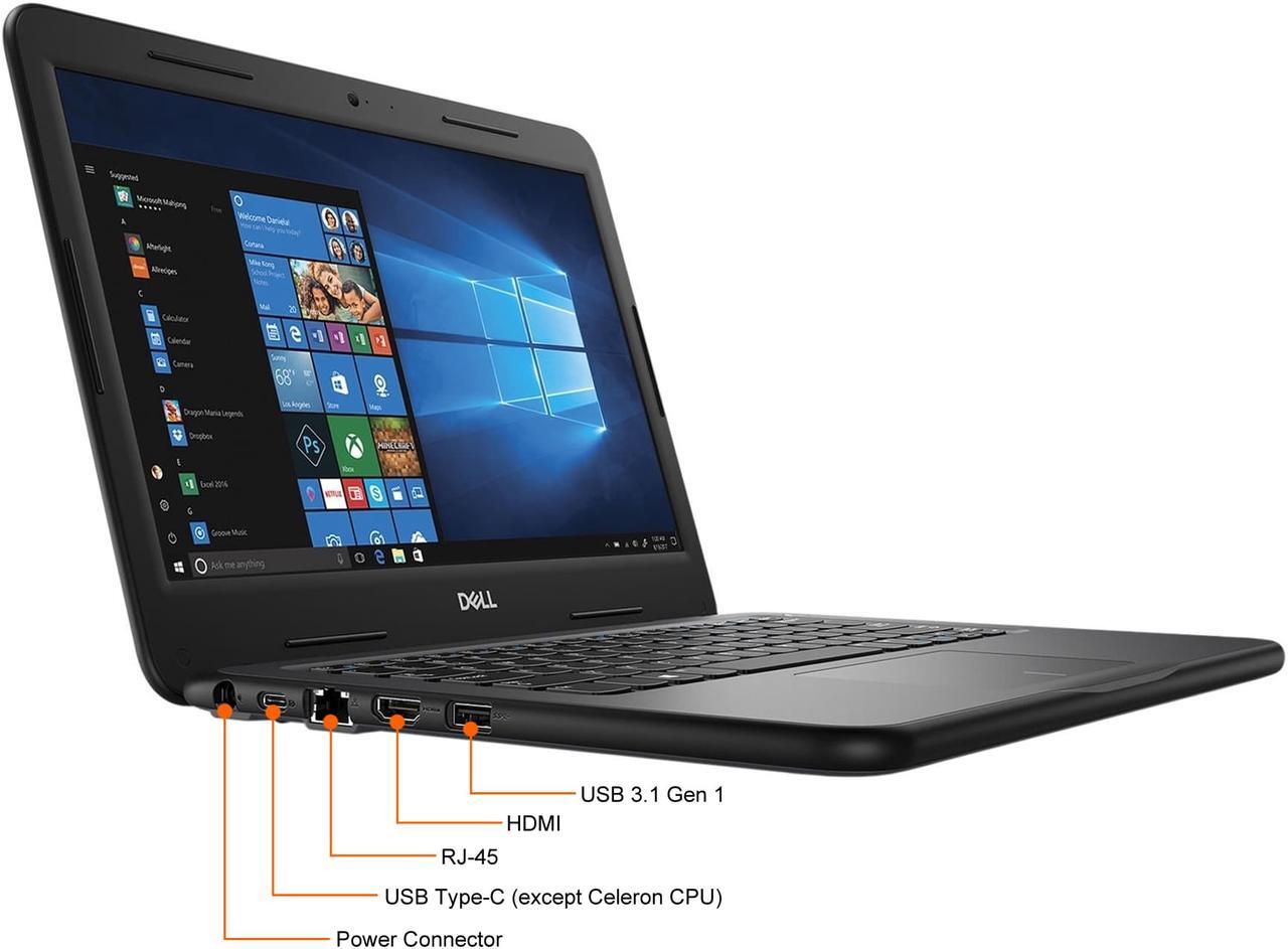 Alt view image 7 of 7 - Dell Latitude 3310 13.3" 4GB 128GB Intel Core i3-8145U X2 2.1GHz, Black