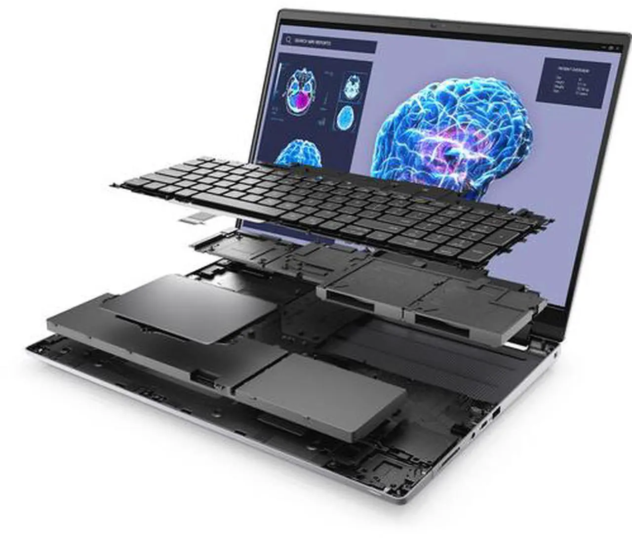 Alt view image 4 of 12 - Dell Precision 7000 7680 16" Mobile Workstation - Full HD Plus - 1920 x 1200 - Intel Core i7 13th Gen i7-13850HX Icosa-core (20 Core) 2.20 GHz - 32 GB Total RAM - 512 GB SSD - Intel Chip - Window