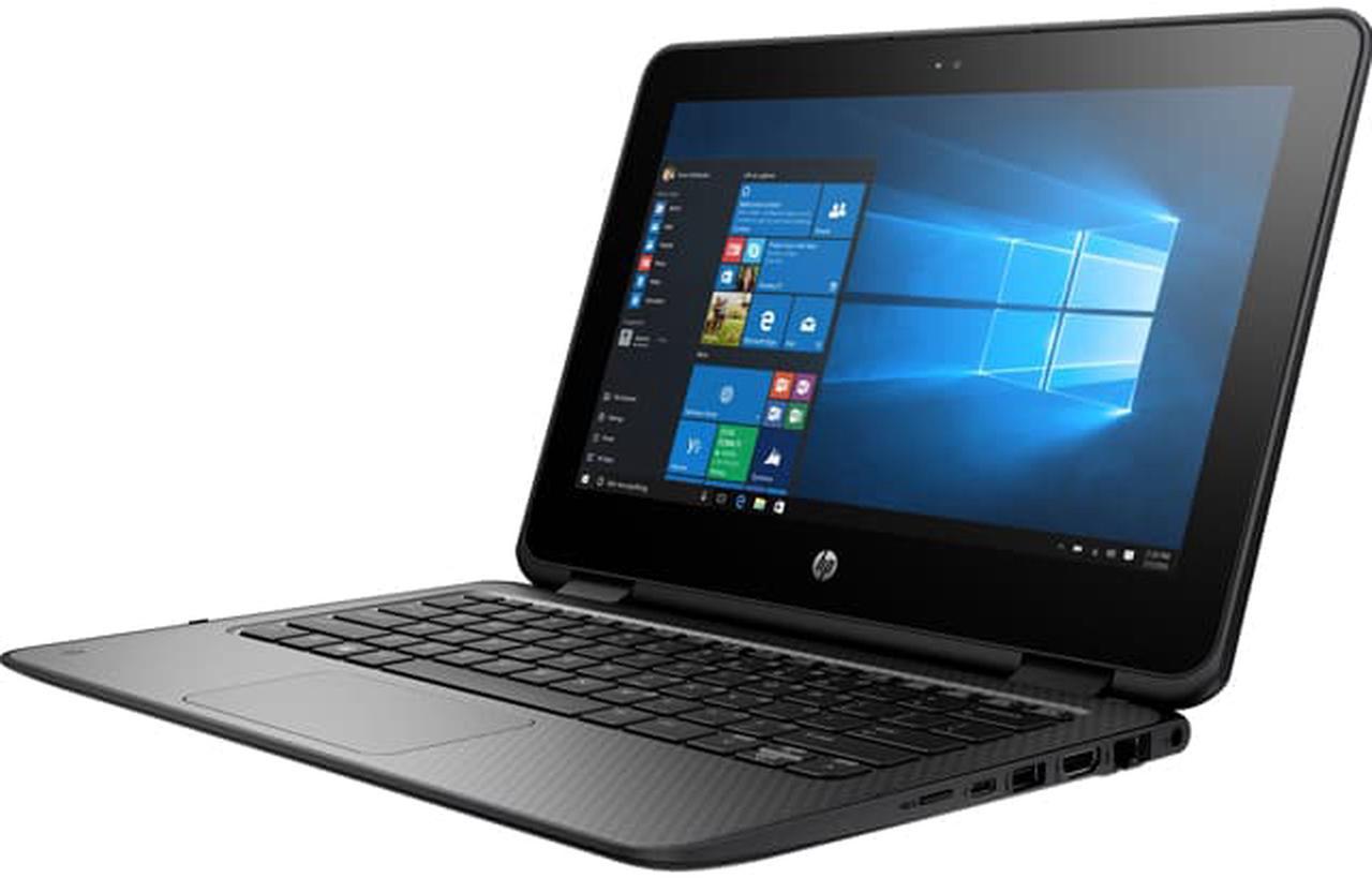 HP ProBook x360 Intel Celeron N3450 4GB Memory 64 GB eMMC SSD Intel HD Graphics 500 11.6" Touchscreen 1366 x 768 Convertible Notebooks Windows 10 in S mode 11 G1 EE (2QU86UT#ABA)