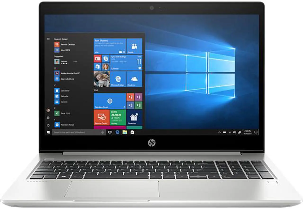 Alt view image 2 of 7 - HP Laptop ProBook 450 G6 Intel Core i7-8565U 16GB Memory 256 GB SSD NVIDIA GeForce MX130 15.6" Non-Touch Screen Windows 10 Pro 64-bit 5YH15UT#ABA