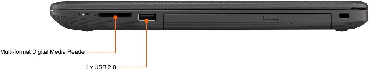 Alt view image 5 of 11 - HP Laptop 250 G7 Intel Core i5-1035G7 8GB Memory 256 GB PCIe SSD Intel Iris Xe Graphics 15.6" Non-Touch Screen Windows 10 Pro 64-bit 153V4UT#ABA