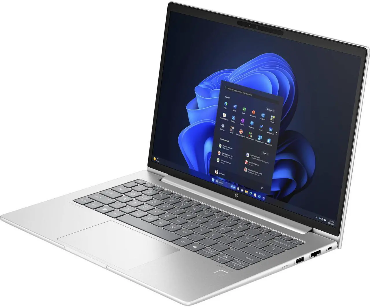 Alt view image 3 of 6 - HP 14" ProBook 445 G11 Multi-Touch Notebook, Ryzen 7 7735U, 16GB RAM , 512GB SSD, Windows 11 Pro, A1SY9UT#ABA