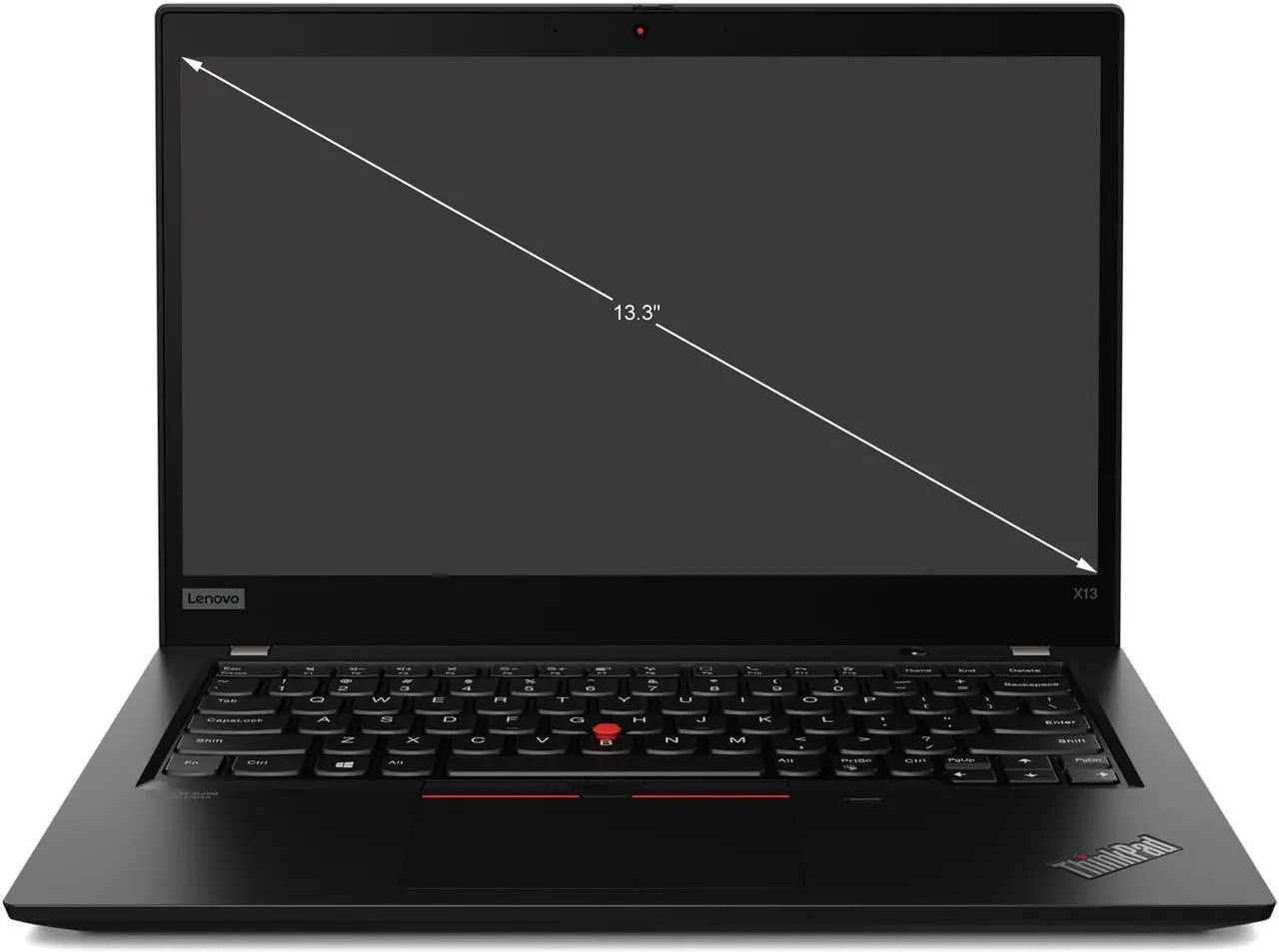 Alt view image 2 of 11 - Lenovo ThinkPad X13 Laptop, 13.3" FHD IPS  300 nits, i7-10510U,   UHD Graphics, 16GB, 512GB SSD, Win 10 Pro