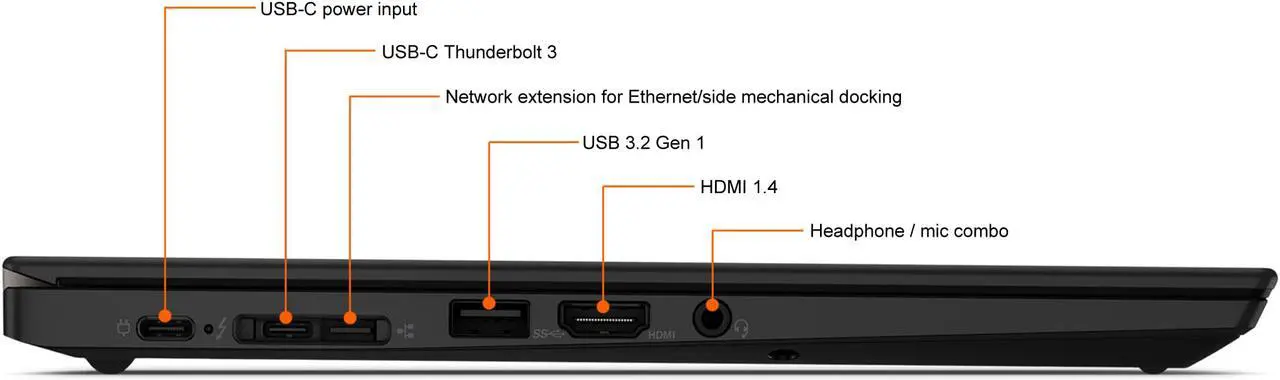 Alt view image 6 of 11 - Lenovo ThinkPad X13 Laptop, 13.3" FHD IPS  300 nits, i7-10510U,   UHD Graphics, 16GB, 512GB SSD, Win 10 Pro