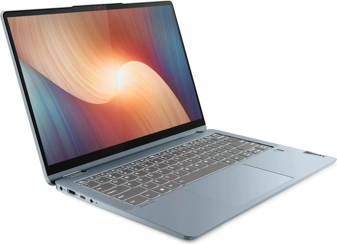 Alt view image 6 of 14 - Lenovo IdeaPad Flex 5 14ALC7 14" 8GB 256GB SSD AMD Ryzen 5 5500U 3GHz WIN11H, Stone Blue - OEM