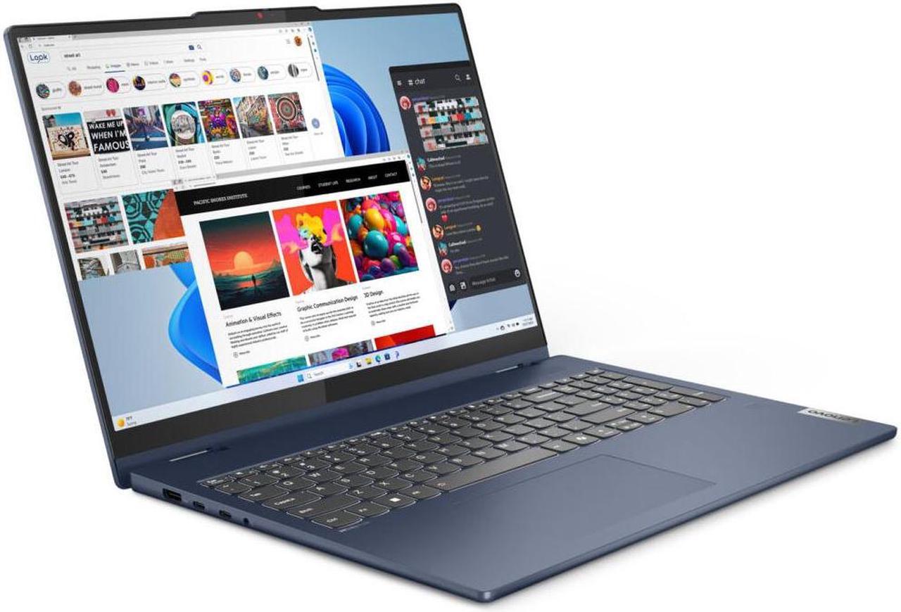 Alt view image 2 of 5 - Lenovo IdeaPad 5 2-In-1 Laptop Intel Core 7 150U 16GB RAM 1TB SSD 16" Touchscreen Windows 11 Home 83DU001KUS