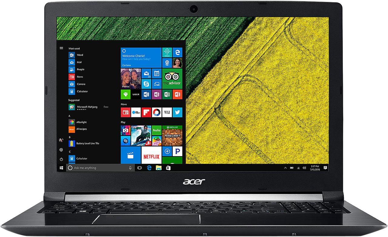 Acer Aspire 7 A717-72G-76V1 17.3" IPS FHD, Intel Core i7 (8th Gen) i7-8750H Hexa-core (6-Core) 2.20 GHz, NVIDIA GeForce GTX 1060, 16 GB DDR4 SDRAM, 256 GB SSD + 1 TB HDD, Windows 10 Home 64-Bit