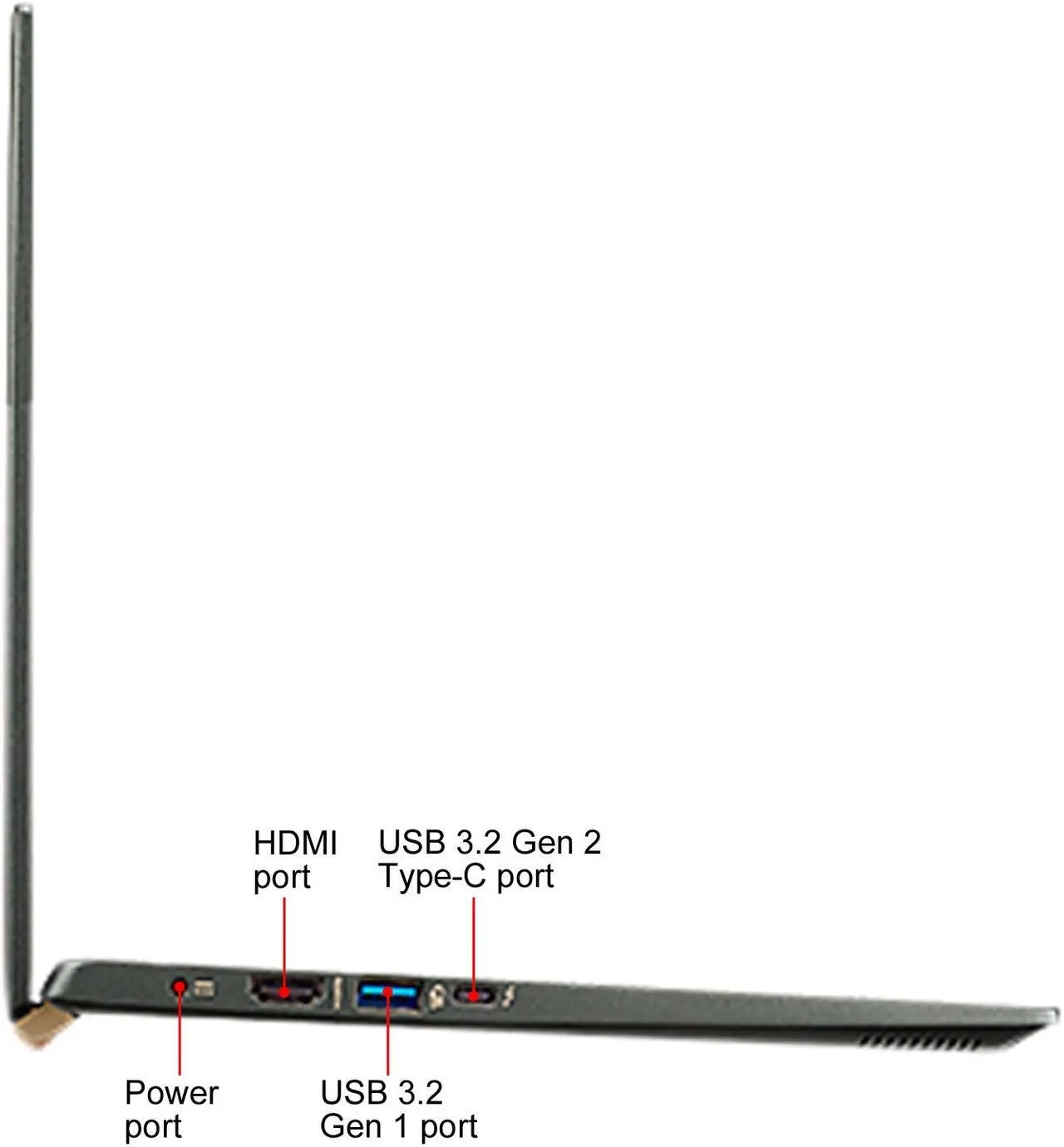 Alt view image 9 of 11 - Acer Intel Evo Laptop Swift 5 SF514-55TA-74EC Intel Core i7 11th Gen 1165G7 (2.80 GHz) 16 GB LPDDR4X Memory 1 TB NVMe SSD Intel Iris Xe Graphics 14" IPS Touchscreen 1920 x 1080 Windows 10 Home 64-bit