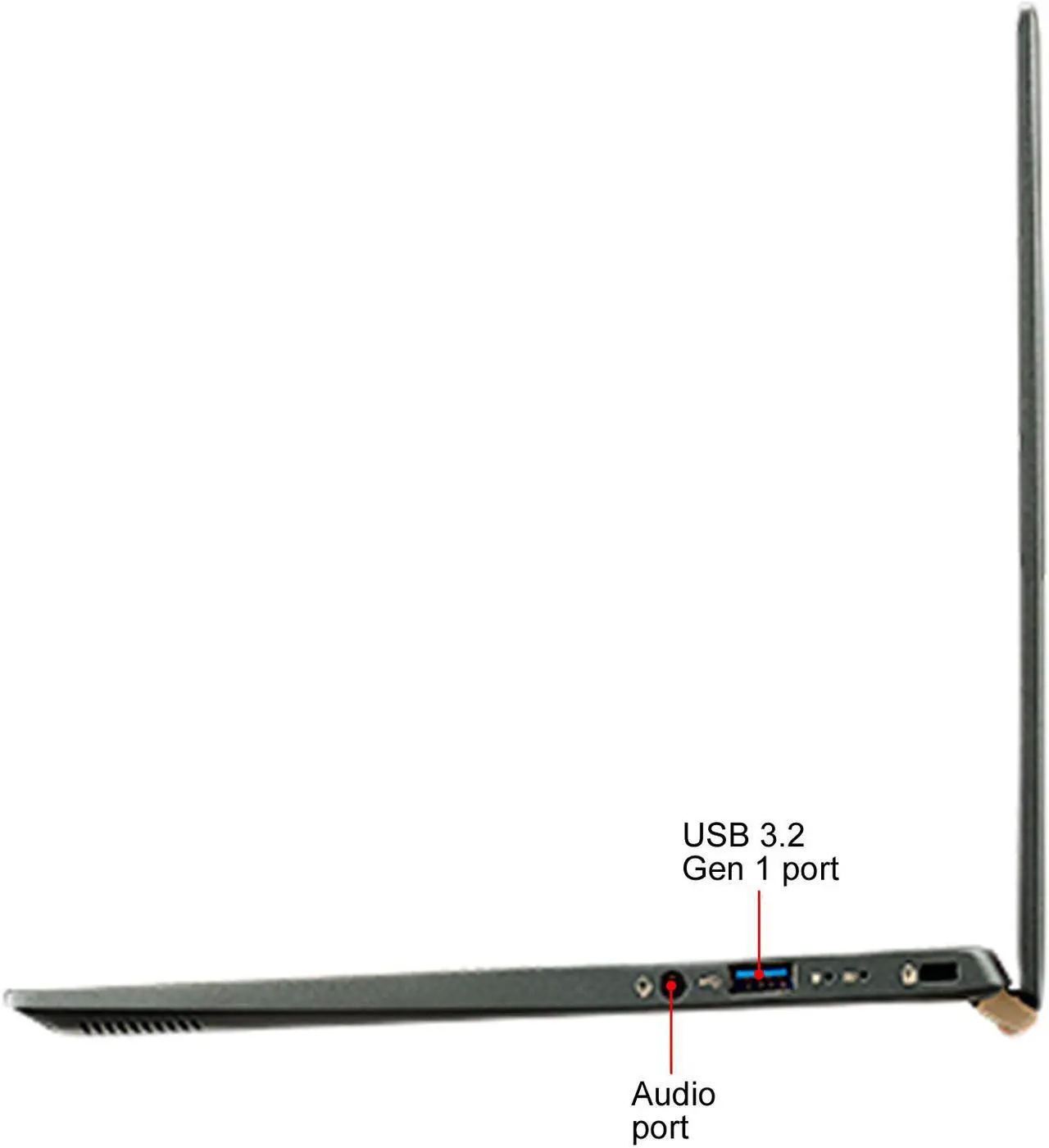 Alt view image 7 of 11 - Acer Intel Evo Laptop Swift 5 SF514-55TA-74EC Intel Core i7 11th Gen 1165G7 (2.80 GHz) 16 GB LPDDR4X Memory 1 TB NVMe SSD Intel Iris Xe Graphics 14" IPS Touchscreen 1920 x 1080 Windows 10 Home 64-bit