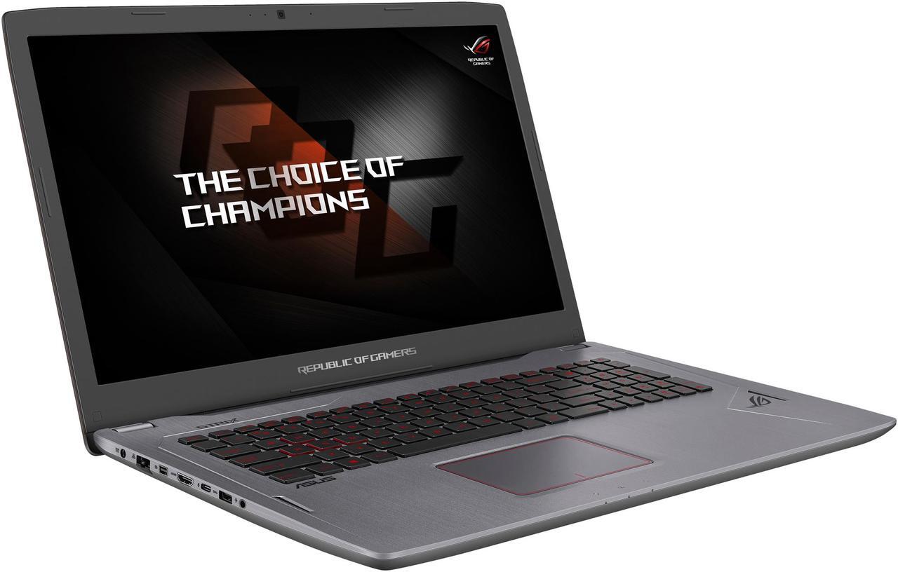Alt view image 2 of 13 - ASUS ROG Strix GL702VS-AH73 17.3" Full HD 75 Hz Ultra Thin and Light Gaming Laptop, G-SYNC Display, GeForce GTX 1070 8 GB, Intel i7-7700HQ 2.8 GHz, 12 GB DDR4 RAM, 128 GB SSD + 1 TB 7200 RPM HDD Windows 10 Home